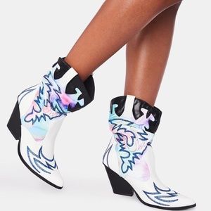 Dollskill Colorful Western Cowboy Boots